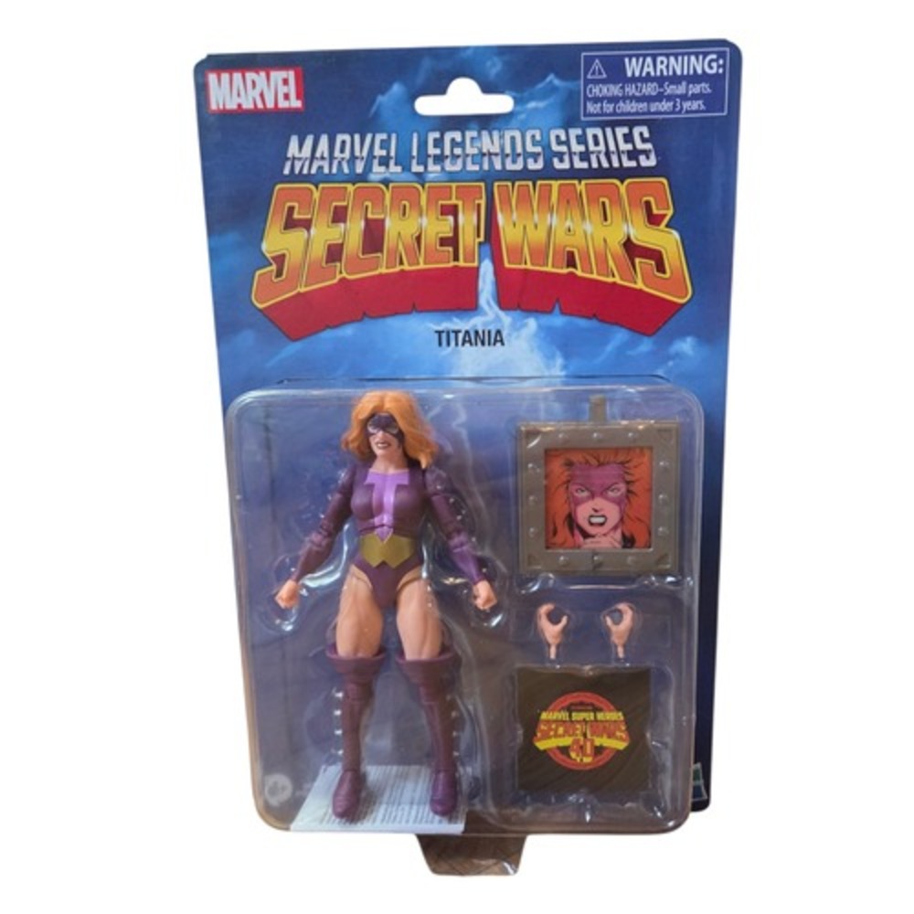 Marvel Legends Titania Secret Wars 40th Anniversary Retro Card Figure